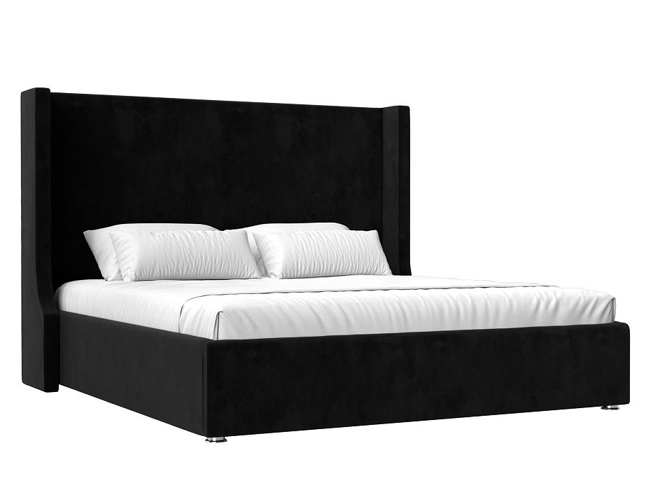 Интерьерная кровать Ларго 180 (черный)
