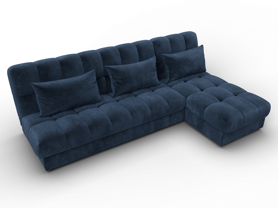 Диван угловой Лига-116 НПБ угол правый (tower 13 синий)