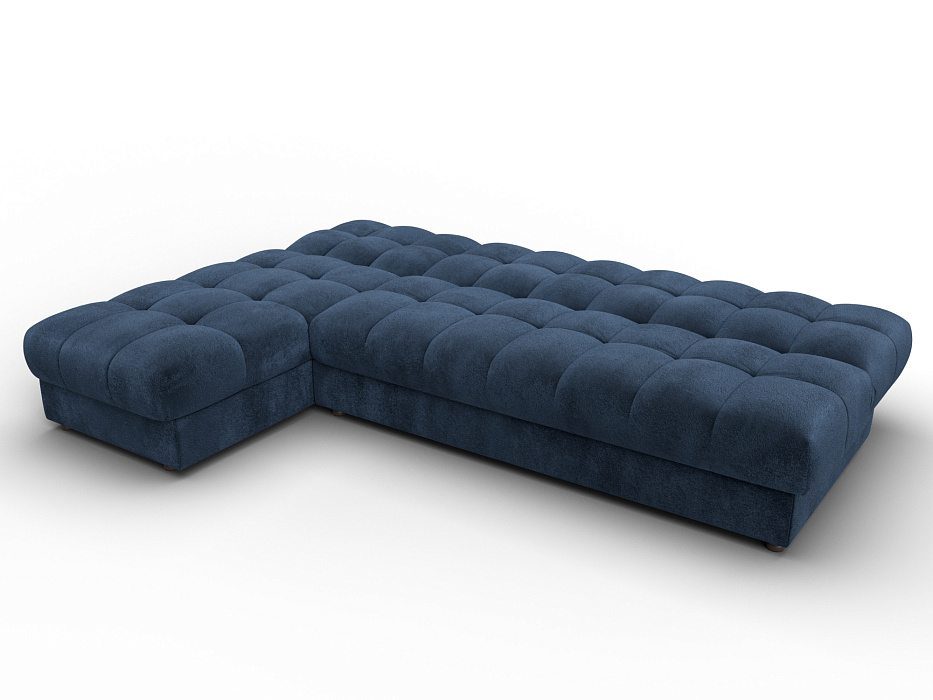 Диван угловой Лига-116 НПБ угол левый (tower 13 синий)