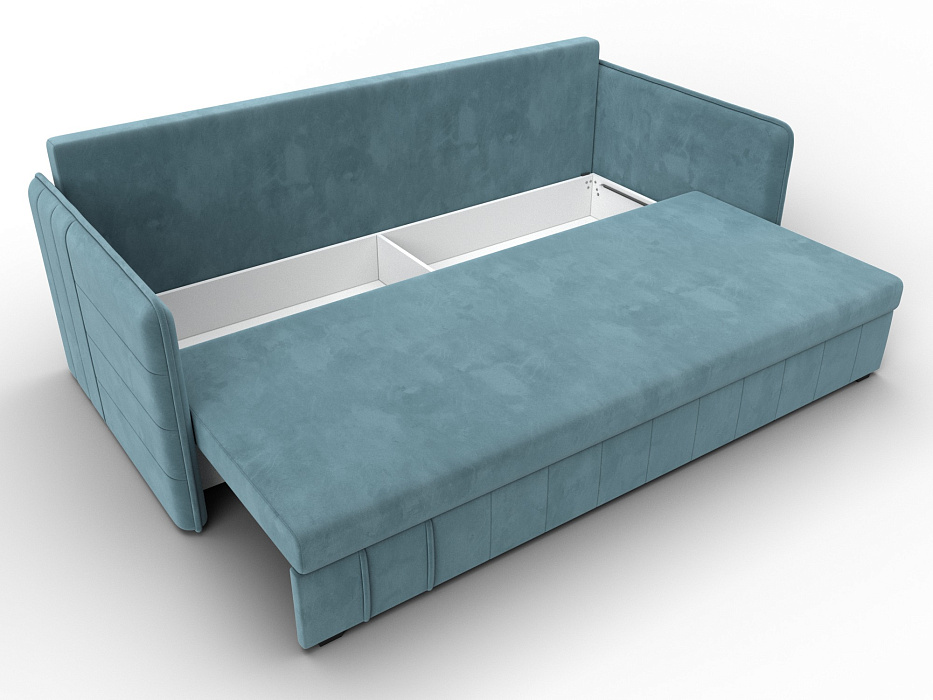 Диван прямой Слим (бирюзовый)