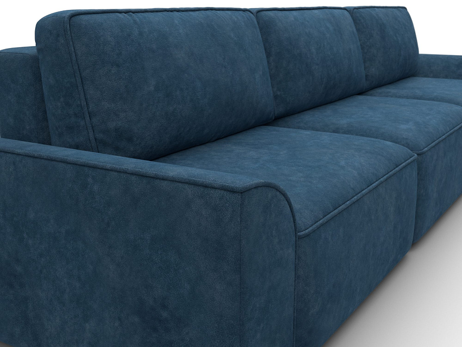 Диван прямой Лига-048 НПБ Лонг (brut 11 синий)