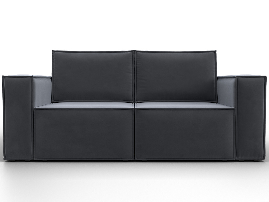 Диван прямой Куба мини (серый)