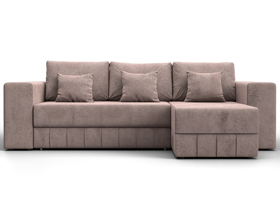 Диван угловой Лига-076 угол универсальный (tower 05 бежевый)