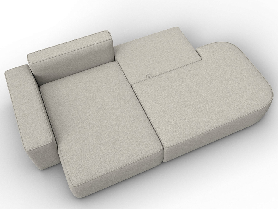 Диван угловой Лига-065 БП угол левый (амур 02 бежевый) Диван угловой Лига-065 БП угол левый (амур 02 бежевый)