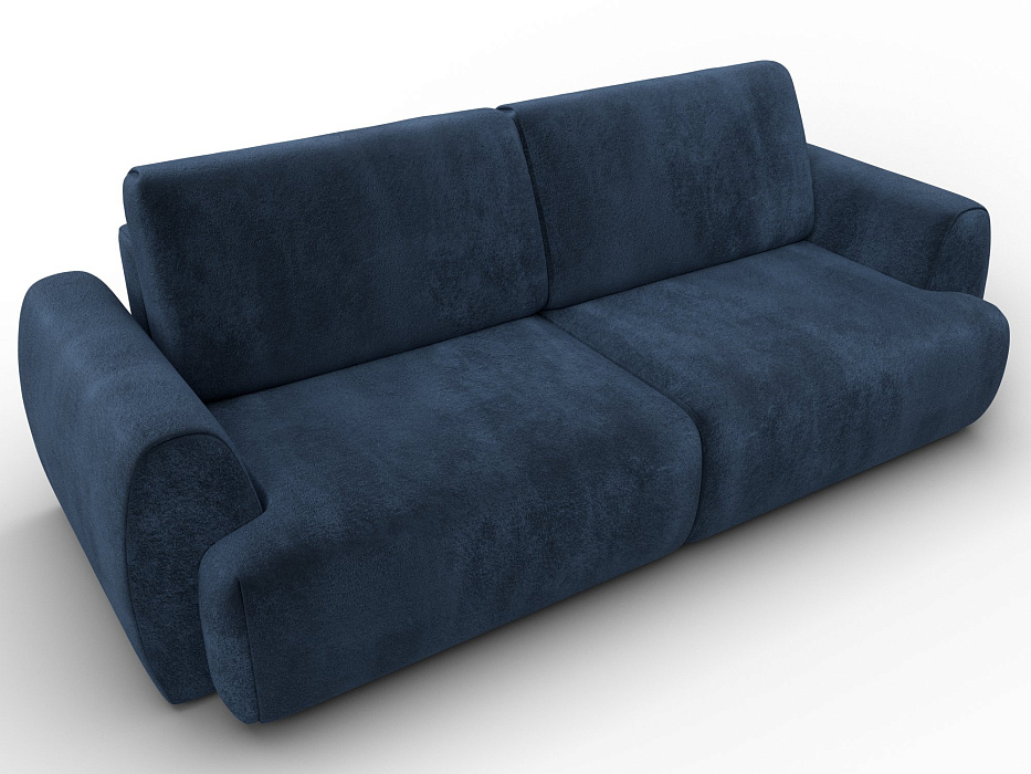 Диван прямой Лига-115 НПБ (tower 13 синий)