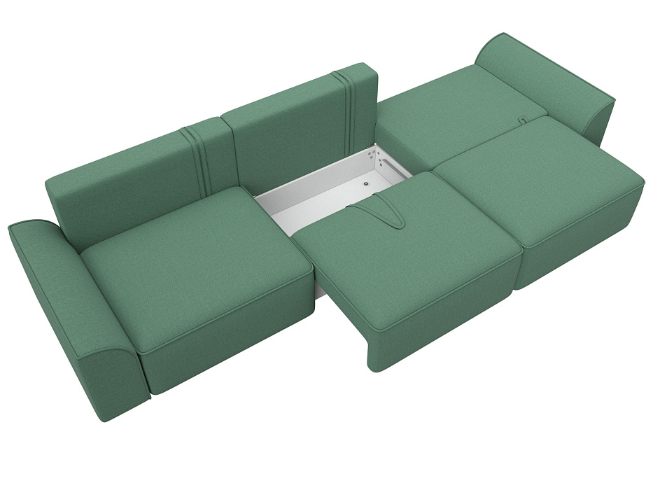 Диван прямой Лига-048 НПБ Лонг (амур 11 зеленый) Диван прямой Лига-048 НПБ Лонг (амур 11 зеленый)