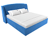 Интерьерная кровать Лотос 160 (голубой цвет)