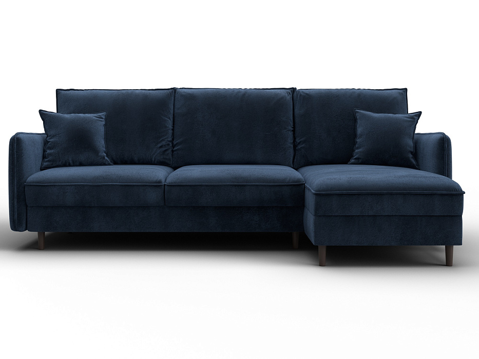 Диван угловой Лига-064 НПБ угол универсальный (tower 13 синий)