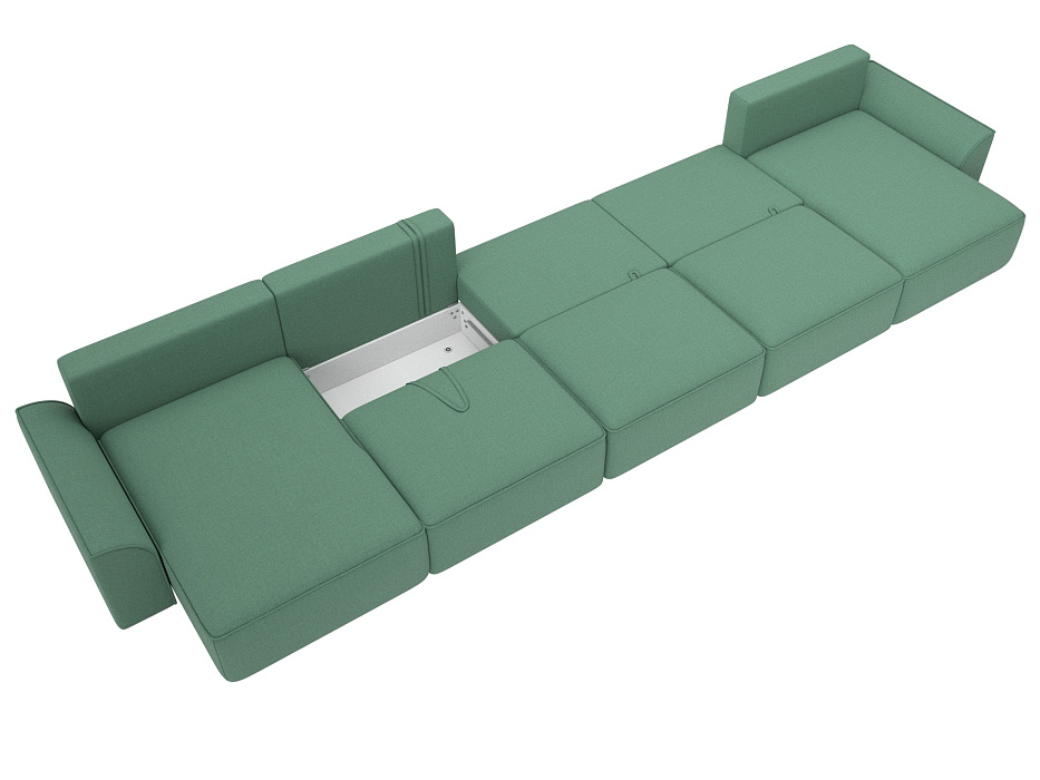Диван П-образный Лига-048 НПБ МегаЛонг (амур 11 зеленый) Диван П-образный Лига-048 НПБ МегаЛонг (амур 11 зеленый)