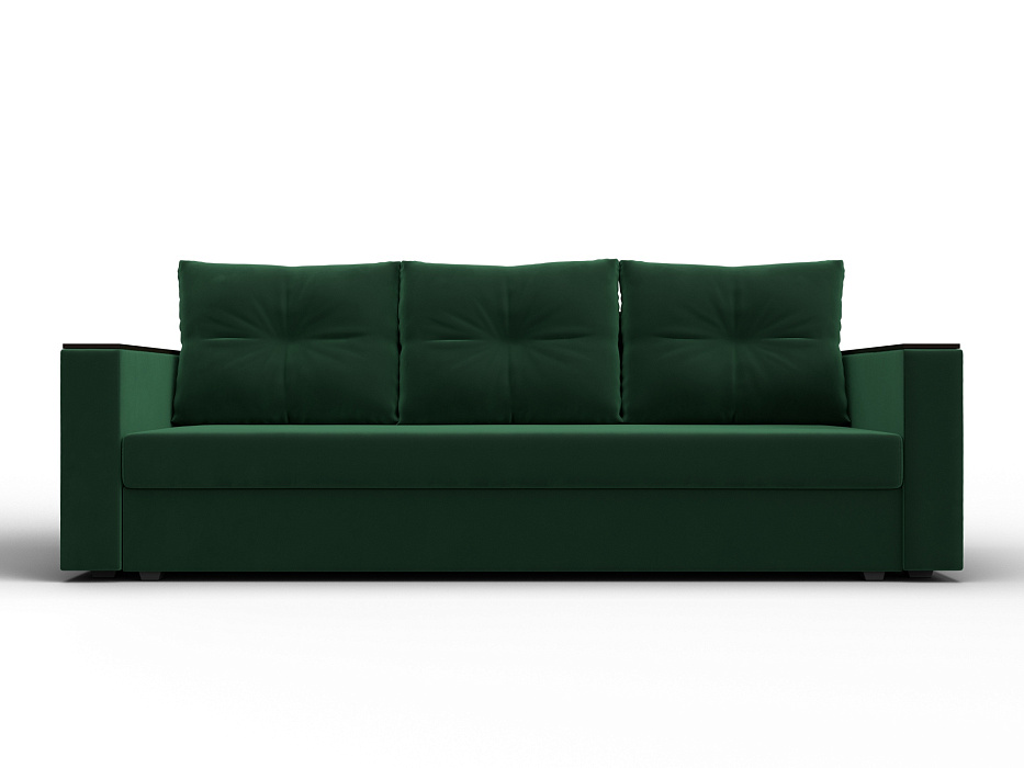 Диван прямой Атланта без стола (seven 626 зеленый)