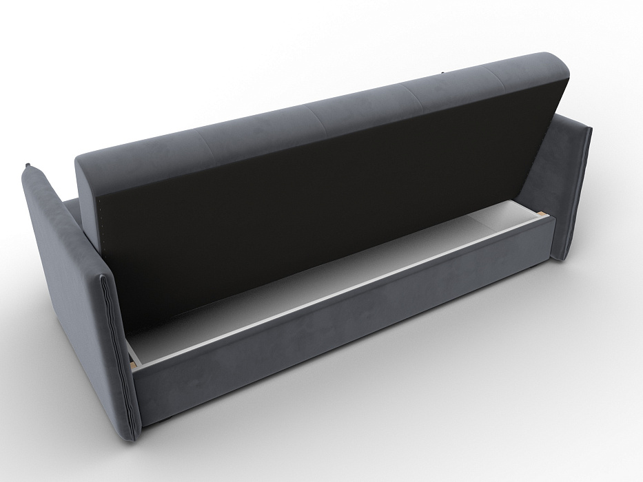 Диван-книжка Лига-018 (серый)