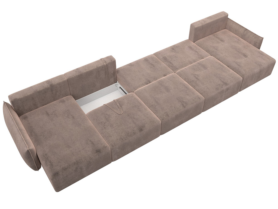 Диван П-образный Лига-051 НПБ МегаЛонг (tower 05 бежевый)