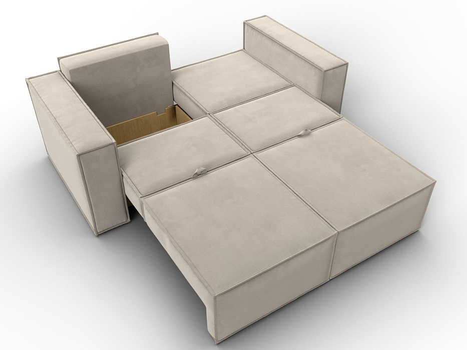 Диван прямой Куба мини (бежевый)