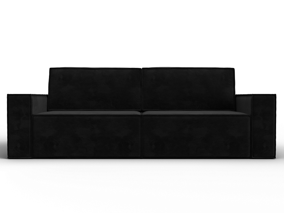 Диван прямой Куба (seven 35 черный)