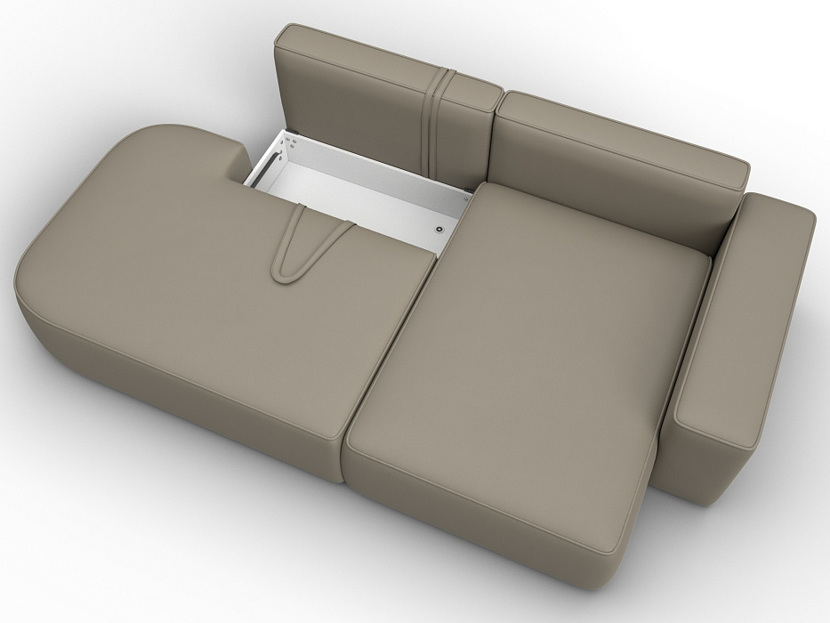 Диван угловой Лига-065 угол правый (grifon 04 бежевый)