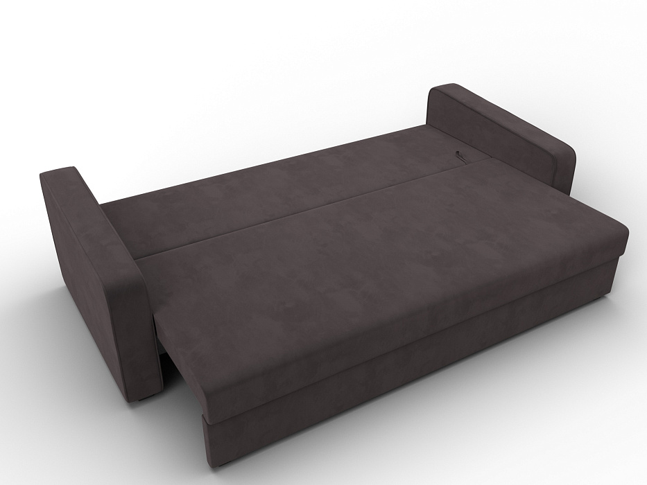 Диван прямой Лига-009 (коричневый)