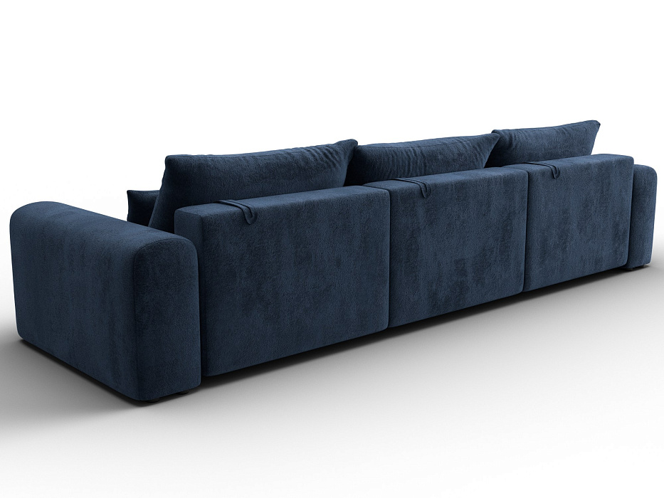 Диван прямой Лига-056 НПБ Лонг (tower 13 синий)