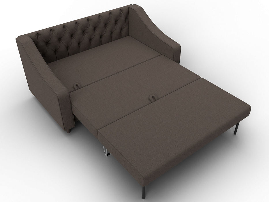 Диван прямой Лига-071 (амур 05 коричневый)