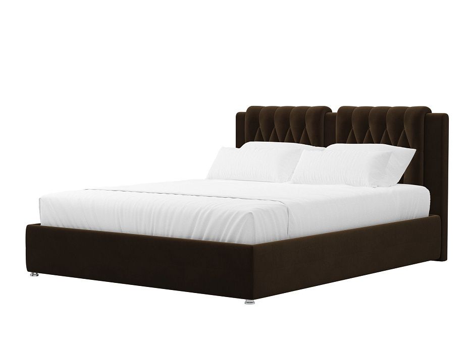 Интерьерная кровать Камилла 180 (коричневый)