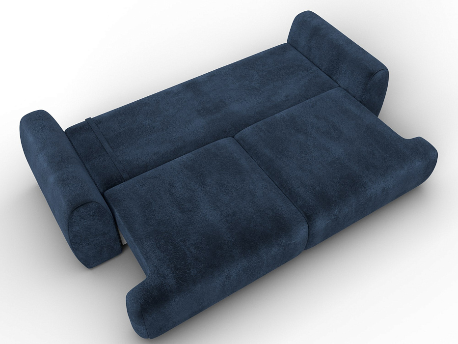 Диван прямой Лига-115 НПБ (tower 13 синий)