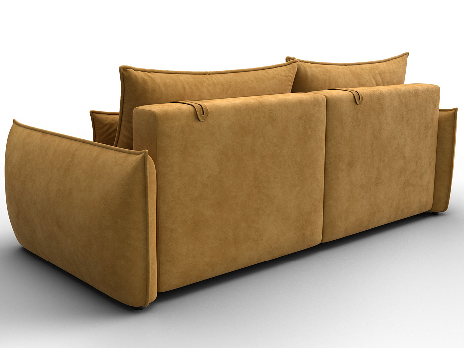 Диван прямой Лига-051 НПБ (brut 10 желтый)