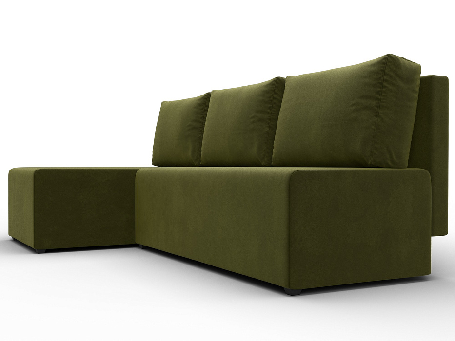 Диван угловой Поло левый угол (зеленый)