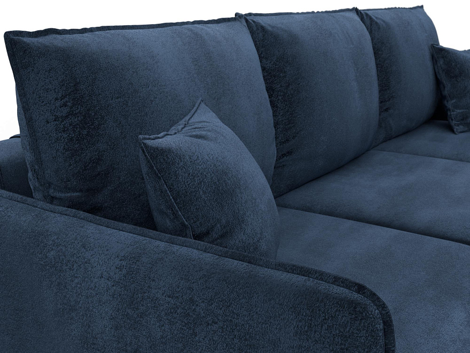Диван угловой Лига-064 НПБ угол универсальный (tower 13 синий)