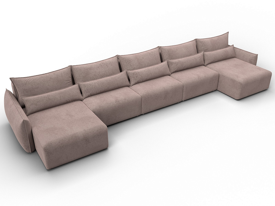 Диван П-образный Лига-051 НПБ МегаЛонг (tower 05 бежевый)