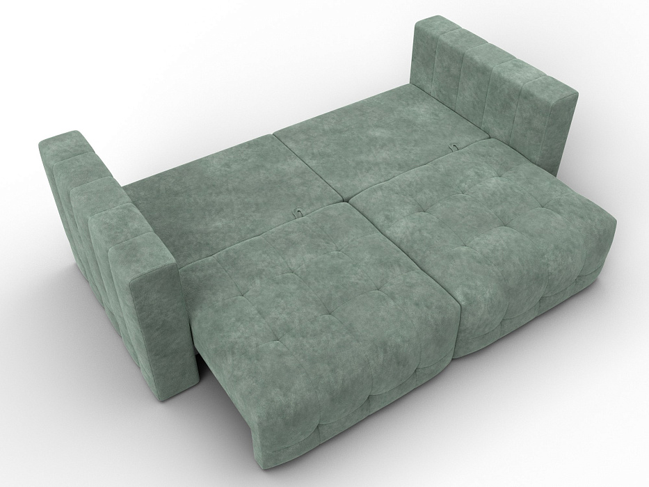 Диван прямой Лига-052 НПБ (brut 08 зеленый)