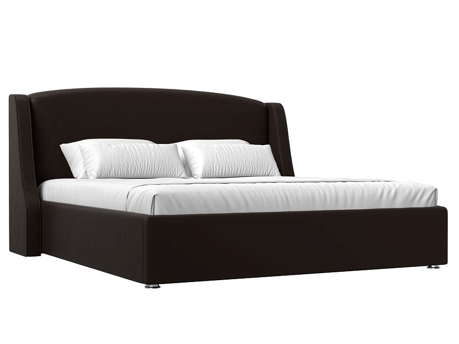 Интерьерная кровать Лотос 200 (коричневый цвет)