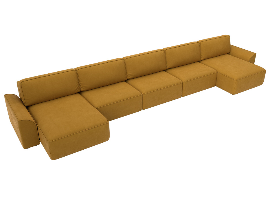 Диван П-образный Лига-048 НПБ МегаЛонг (brut 10 желтый) Диван П-образный Лига-048 НПБ МегаЛонг (brut 10 желтый)