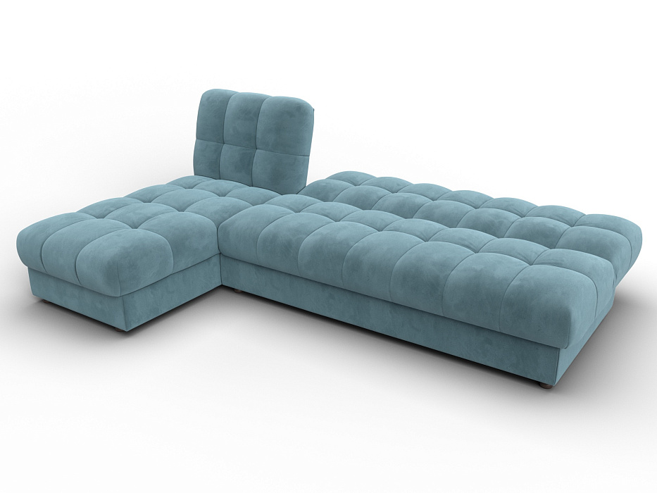 Диван угловой Лига-116 НПБ угол левый (seven 113 бирюзовый)