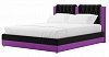 Интерьерная кровать Камилла 160 (черный\фиолетовый цвет)