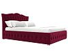 Интерьерная кровать Герда 160 (бордовый цвет)