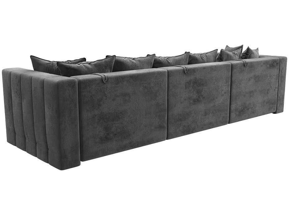 Диван прямой Лига-052 НПБ Лонг (tower 10 серый)