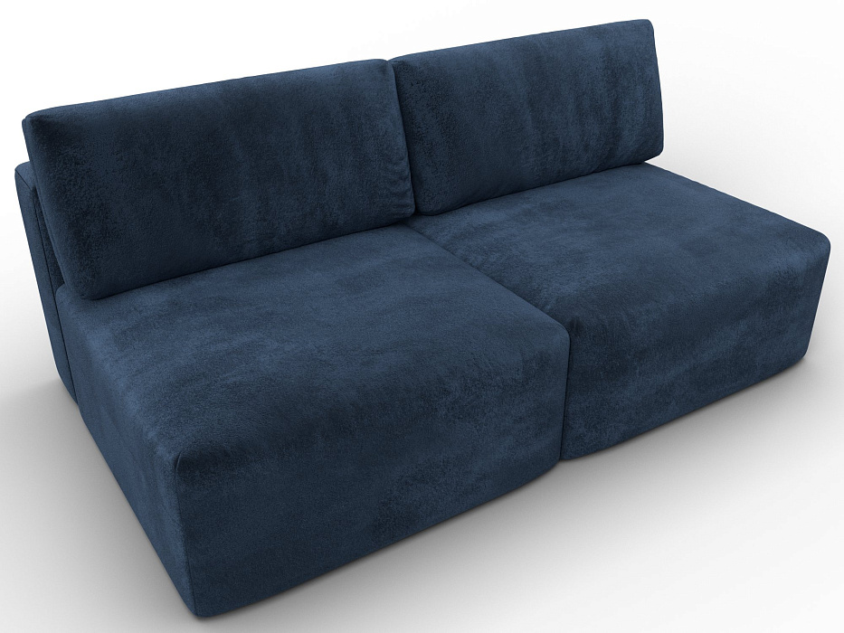 Диван прямой модульный Лига-060 НПБ (tower 13 синий)