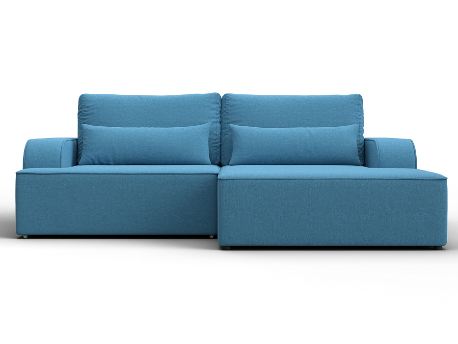 Диван угловой Лига-120 угол правый (амур 10 голубой)