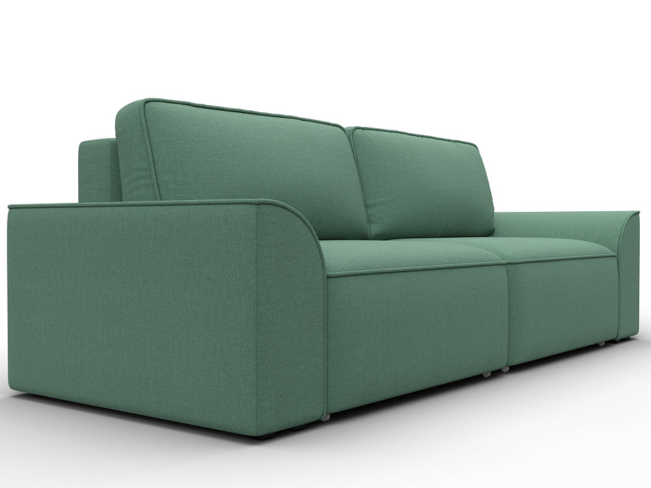 Диван прямой Лига-048 НПБ (амур 11 зеленый)