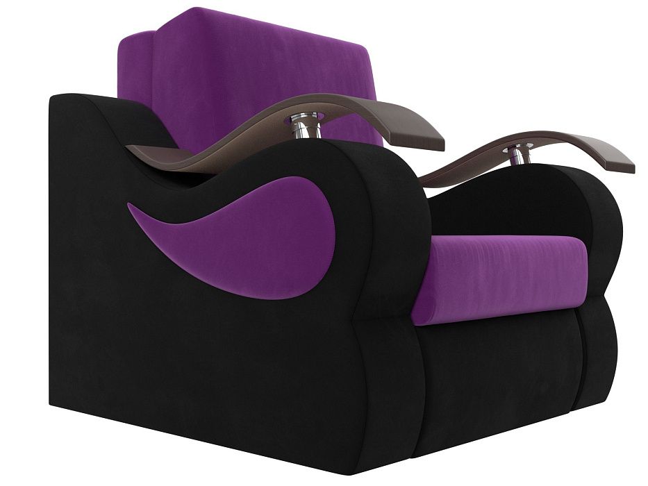 Кресло-кровать Меркурий 80 (фиолетовый\черный)
