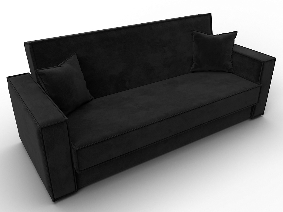 Диван-книжка Куба (черный)