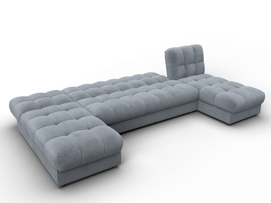 Диван П-образный Лига-116 НПБ (tower 10 серый)