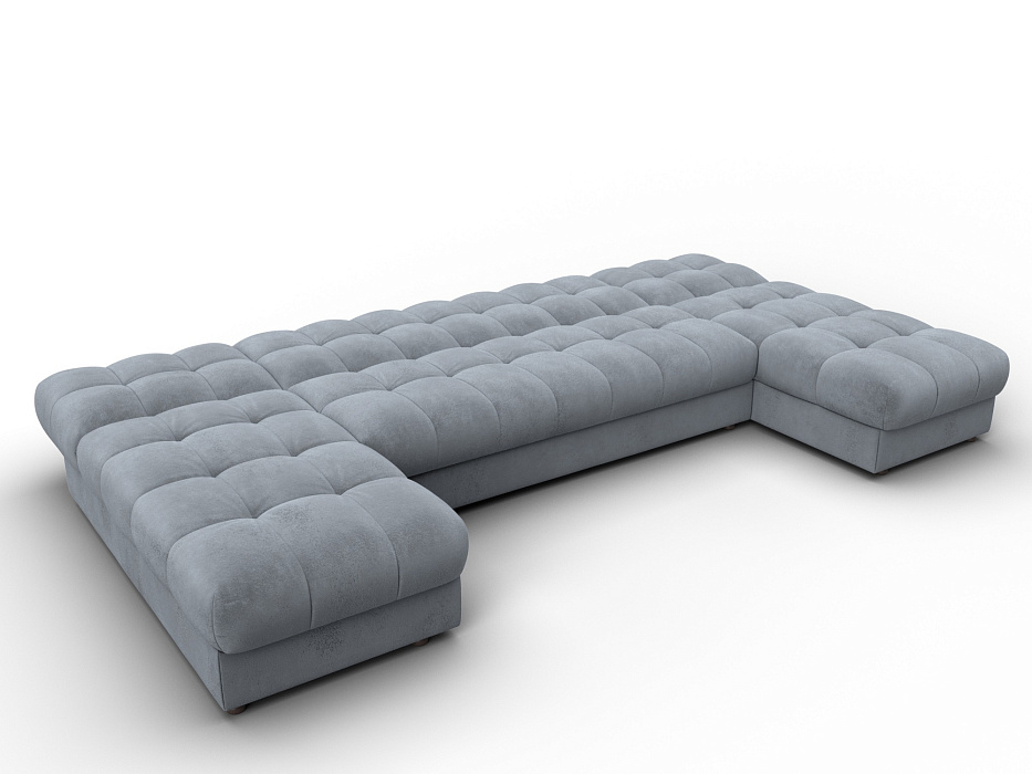 Диван П-образный Лига-116 НПБ (tower 10 серый)