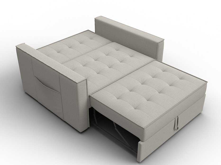 Диван прямой Лига-104 (140) (амур 02 бежевый)