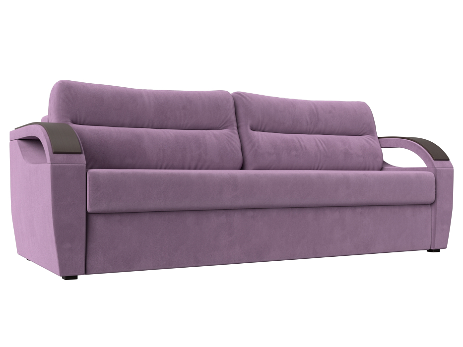 Прямой диван Форсайт (сиреневый цвет)