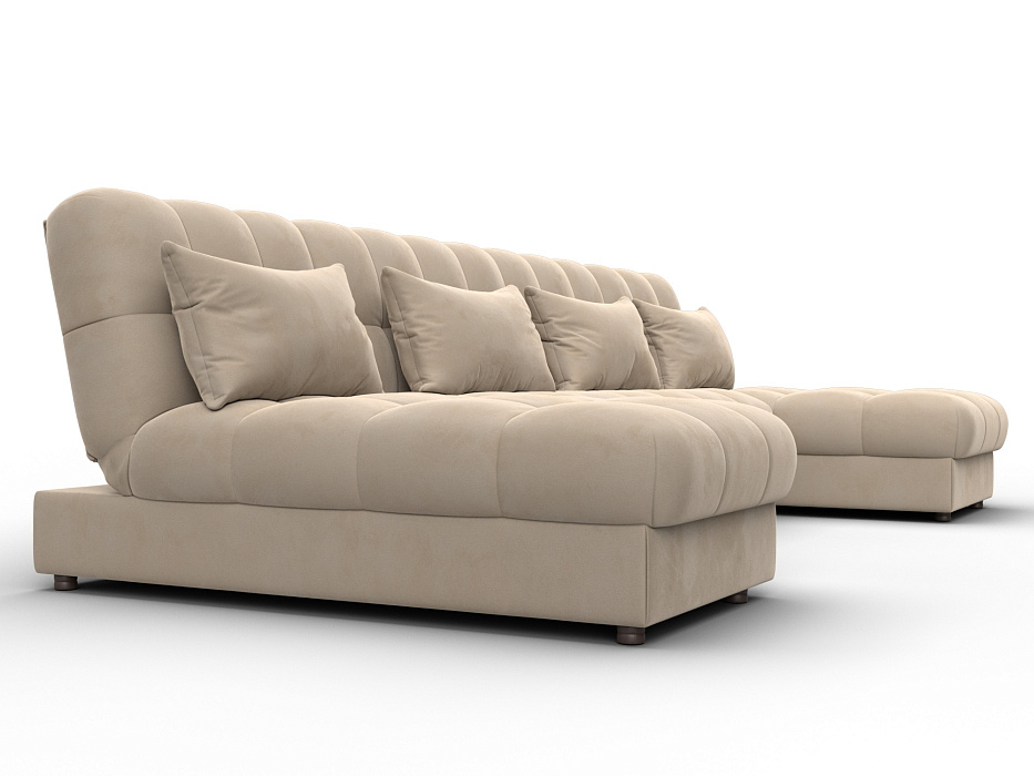 Диван П-образный Лига-116 НПБ (seven 729 бежевый)