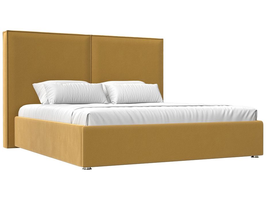 Интерьерная кровать Аура 160 (желтый цвет)