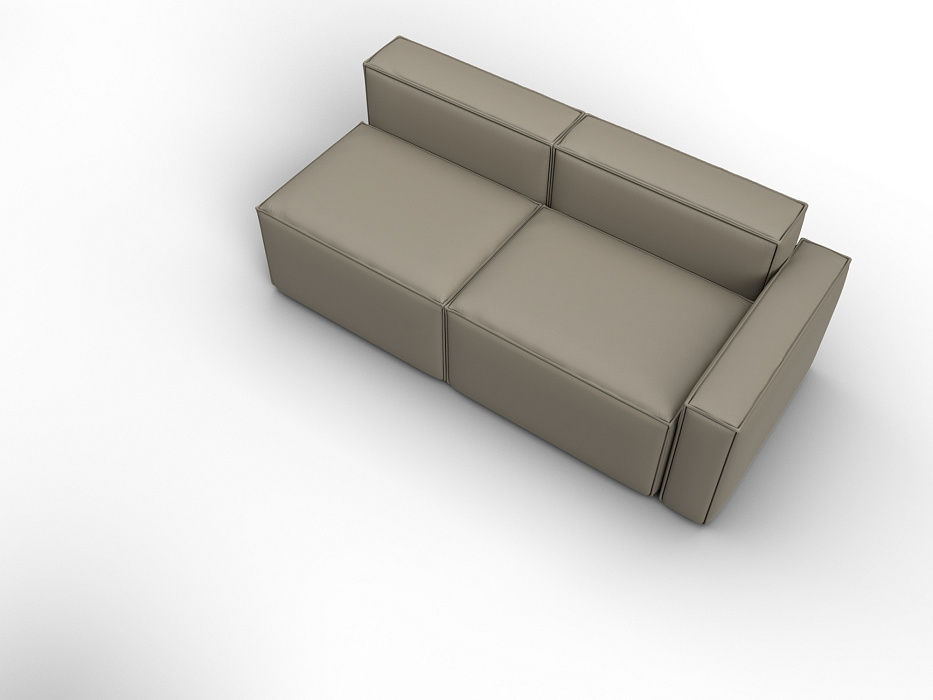 Диван угловой модульный Лига-063 угол правый (grifon 04 бежевый)