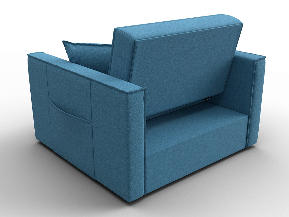 Кресло-кровать Лига-104 (80) (амур 10 голубой)