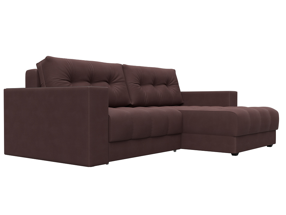 Диван угловой с декором Лига-049 НПБ (joly 09 бордовый) Диван угловой с декором Лига-049 НПБ (joly 09 бордовый)
