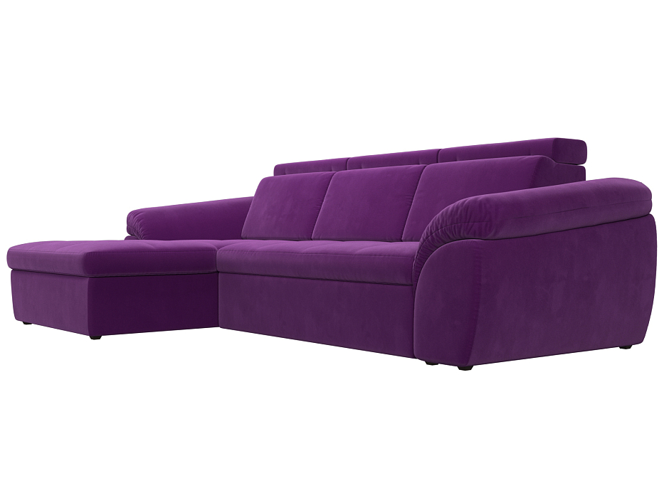 Угловой диван Мисандра левый угол (фиолетовый)